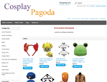 Tablet Screenshot of cosplaypagoda.com